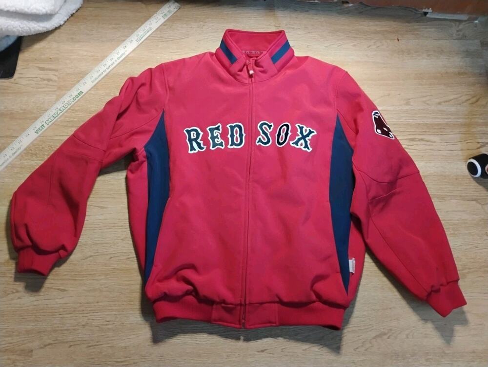Men's Majestic MLB Authentic Collection Boston Red Sox Full Zip Jacket Sz XL